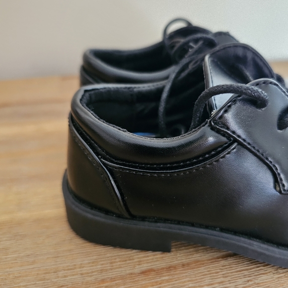 JOSMO Toddler Boys Classic Black Oxford Dress Shoes - Picture 2 of 9
